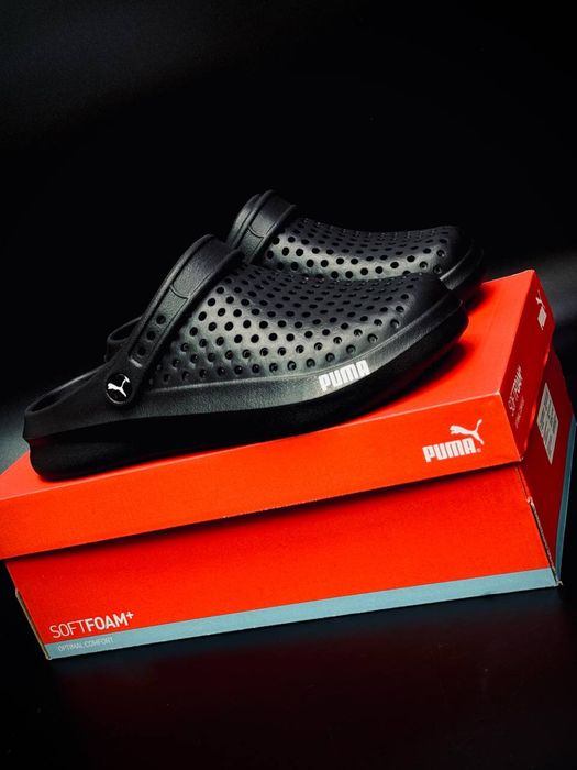 Puma Шльопанці чоловічі чорні 40-46 усі розміри в наявносиі Тапки летние 40-46 размеры все в наличии черные шоепанцы мужские