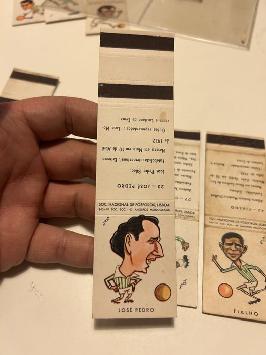 Lusitano de Évora 1961 cromos da bola caricaturas