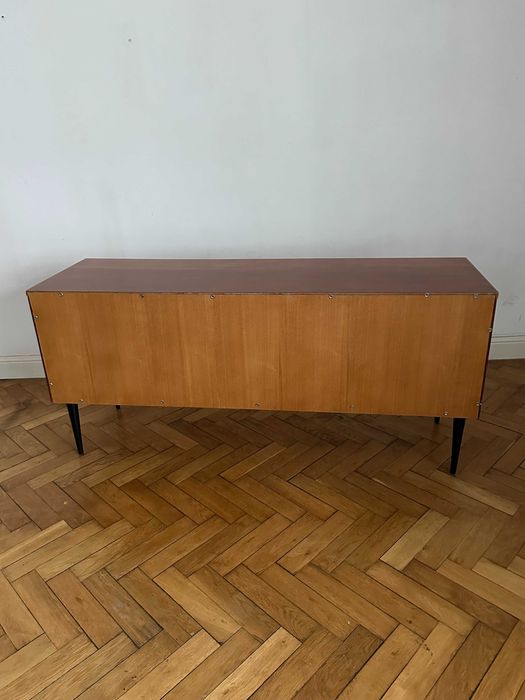 Komoda vintage PO RENOWACJI, lata 70-te, Super minimalistyczny design. PRL style.