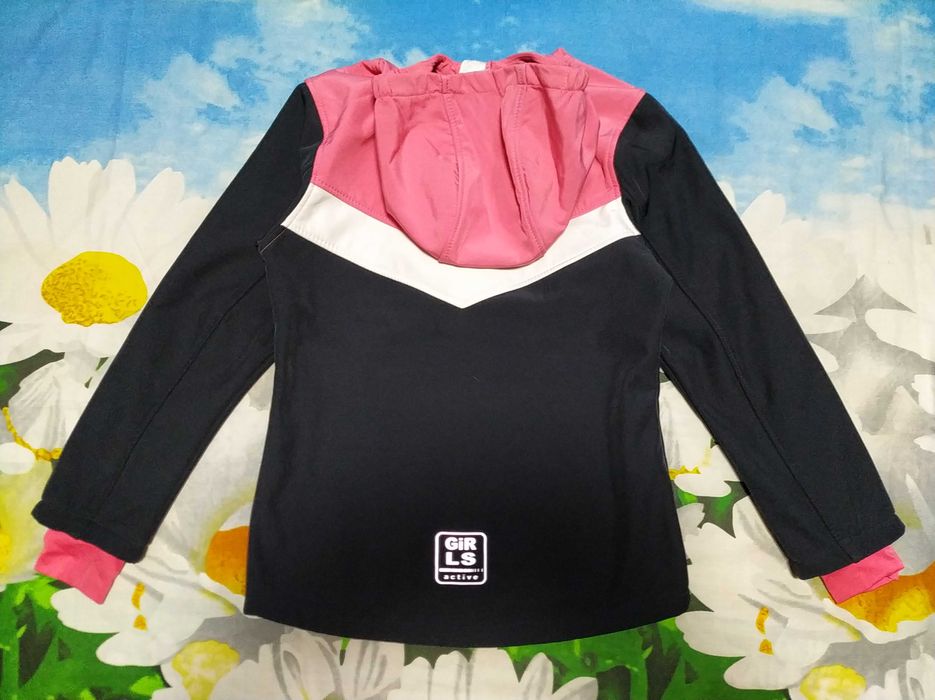 Брендова,стильна,термо куртка софтшелл для дівчинки 9-10 р-Y.F.K.