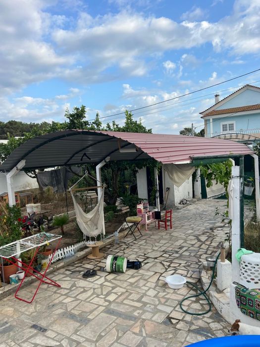 Telheiro integral 6 Metros extrutura e chapa galvanizana cor de tijolo