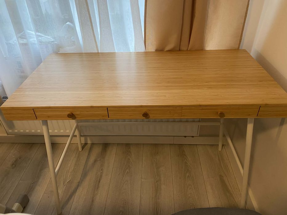 Biurko bambusowe Ikea Lillasen