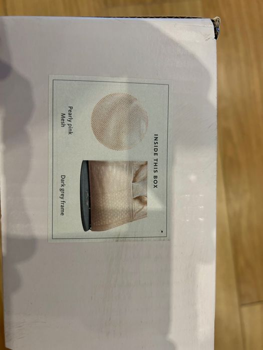 Bujak bujaczek Baby Bjorn babybjorn mesh różowy beżowy