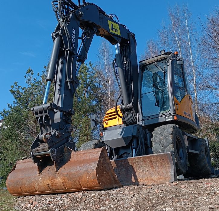 Prace ziemne, usługi koparką kołową