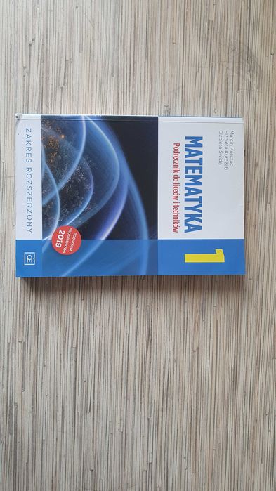Podręcznik Matematyka klasa 1 Pazdro poziom rozszerzony