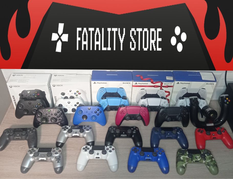 Оригінальні геймпади (джойстики) Dualshock , Dualsense , Xbox