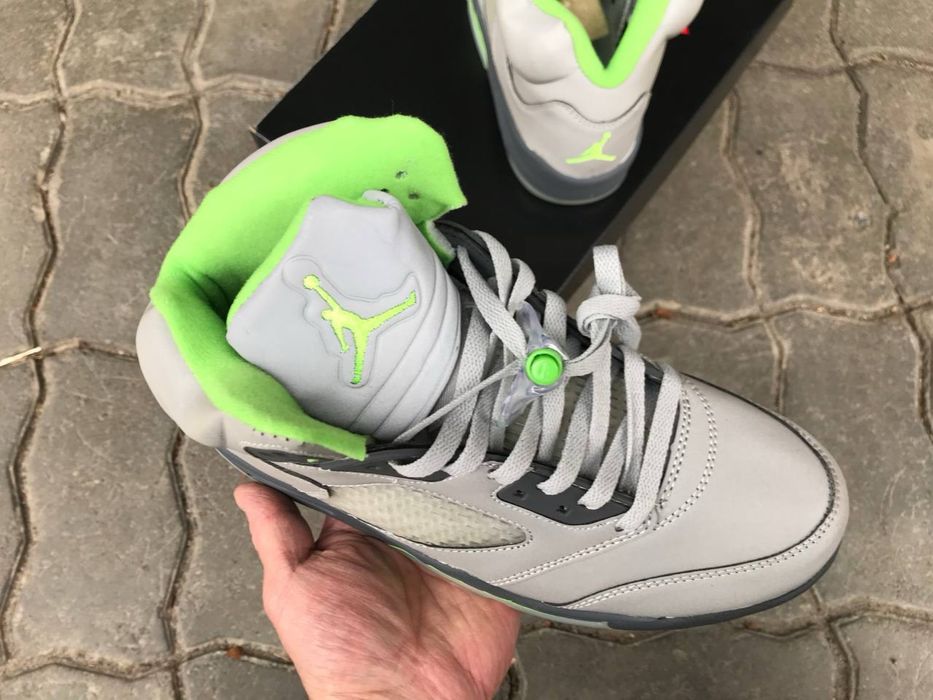 Jordan 5 Retro Green Bean сірі 41-45 в наявності