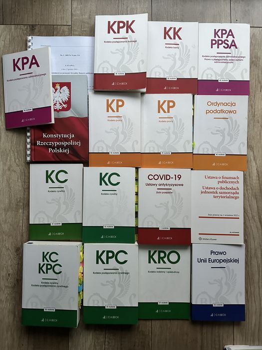 Książki na studia prawnicze prawo C.H. Beck Wolters Kluwer