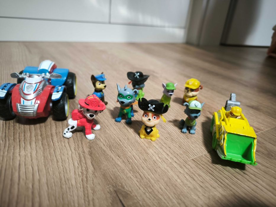 Zestaw figurek i pojazdów psi patrol