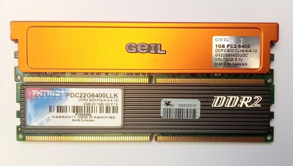 Pamięć RAM 4GB 4x1GB DDR2 Patriot Geil