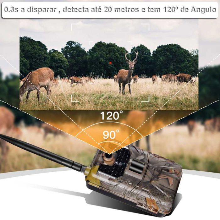 Camera de caça 4K 30mp 4G HC900PRO Hc-900 APP android ios telemovel64284541423490122