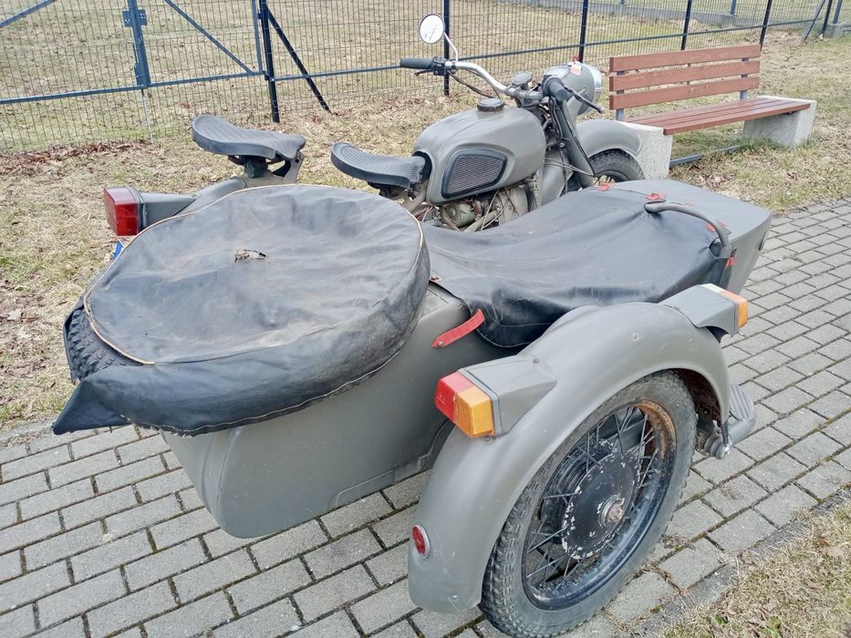 Motocykl KMZ Dniepr My11 z koszem oc pt sprawny