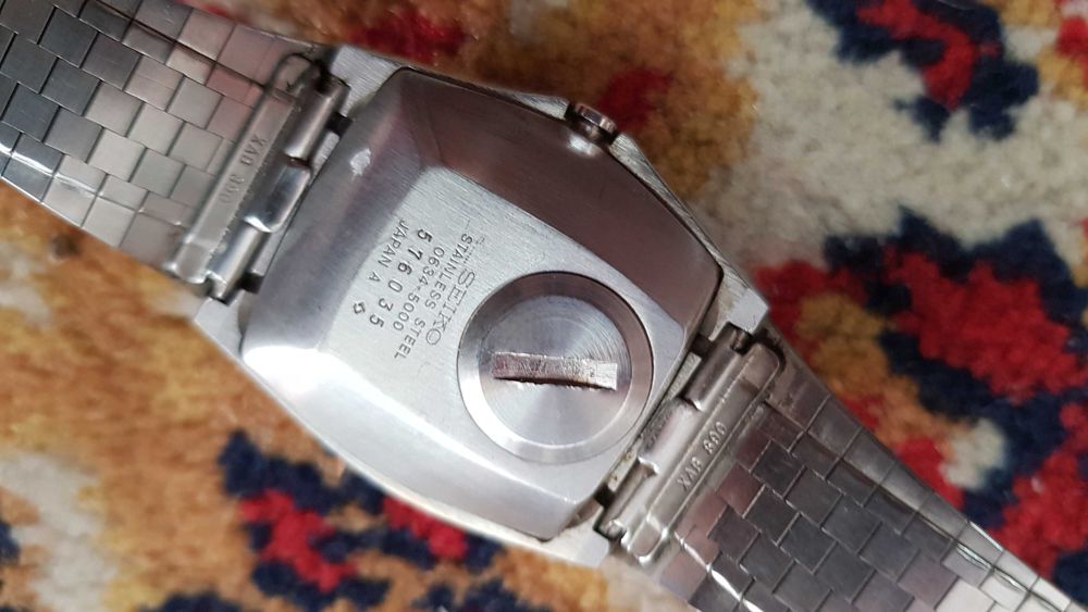 Relogio Seiko 0634 o primeiro cronógrafo digital do mundo