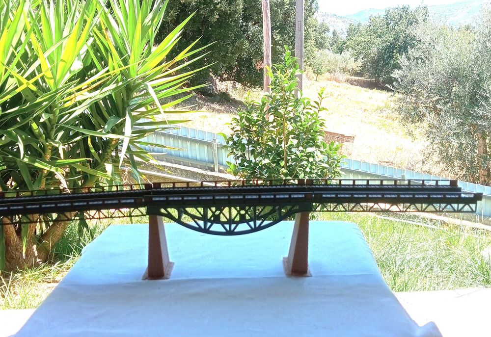 FALLER 543, Ponte recta tripla com pilares