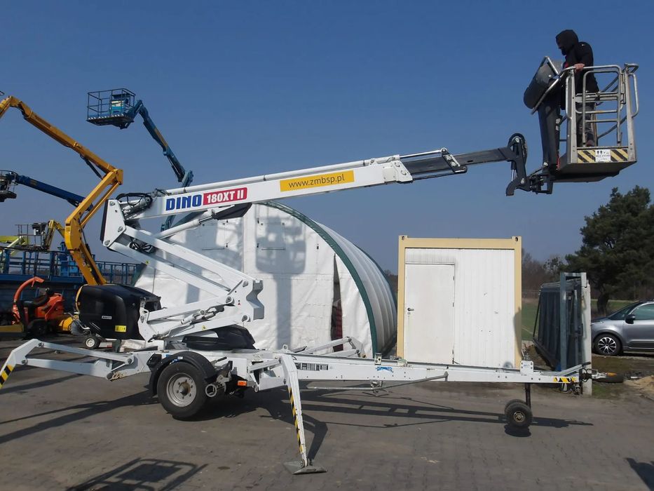 Dinolift DINO 180XT II  podnośnik koszowy na przyczepie 18m