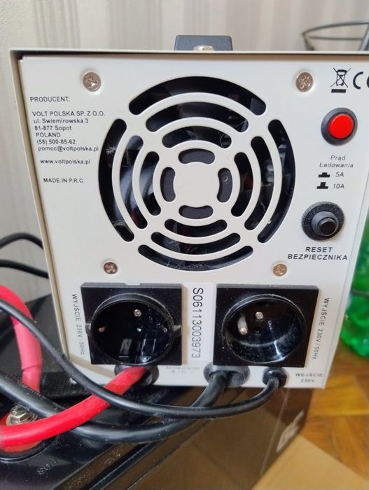 Комплект ДБЖ Volt Polska Sinus PRO 500E 12V + Ак. 90 Ач AGM