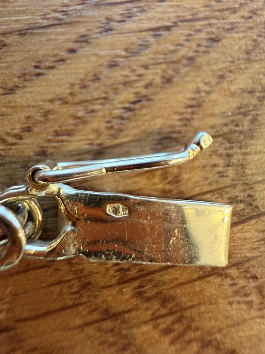 Łańcuszek złoty pr. 585 14K splot  królewski pełny