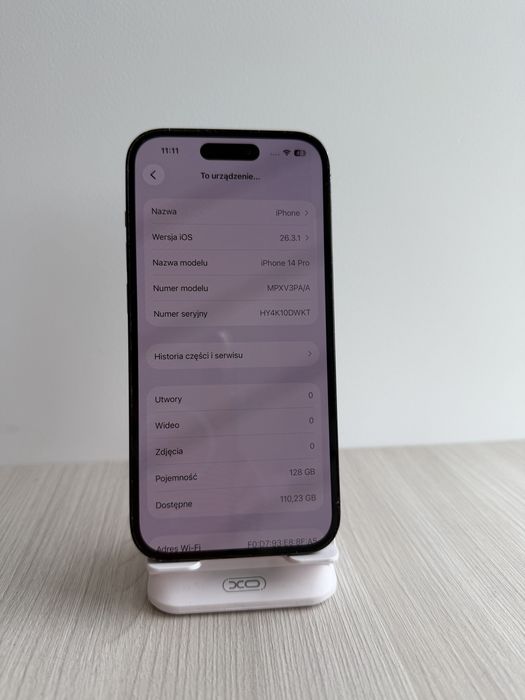 iPhone 14 Pro 128GB / faktura i gwarancja! / Space Black