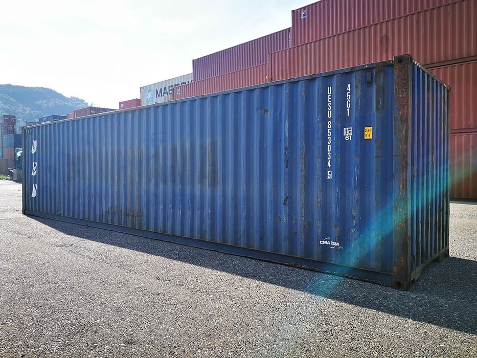 Kontener morski magazynowy 40 DV/HC 12 metrowy, używany