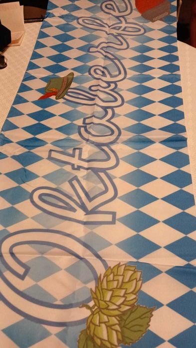 Faixa decorativa OKTOBERFEST 180x40 cm.