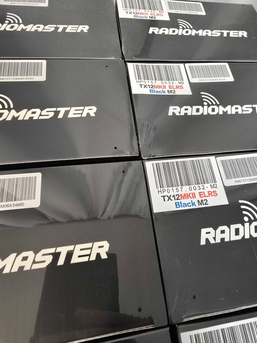 Radiomaster TX12 ELRS FCC MKII Нові пульти в плівці з заводу , Є акуми 18650, фірмові кейси, ES900TX модулі Є 50+ штук