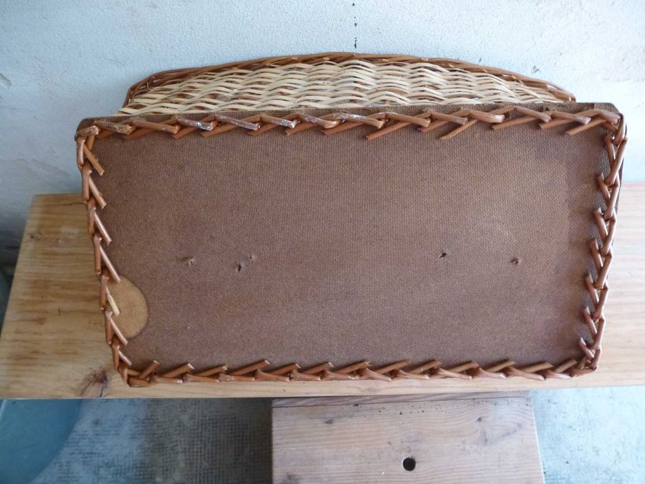 Cesto de verga para cama de cão / gato