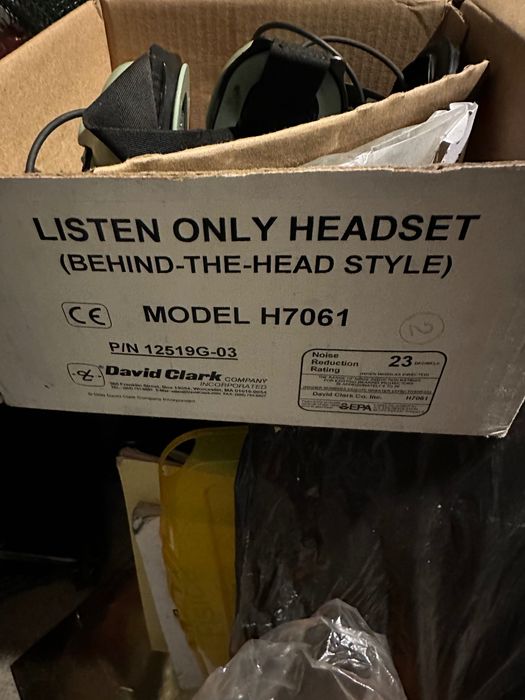 Head Set David Clark H7061 Novo