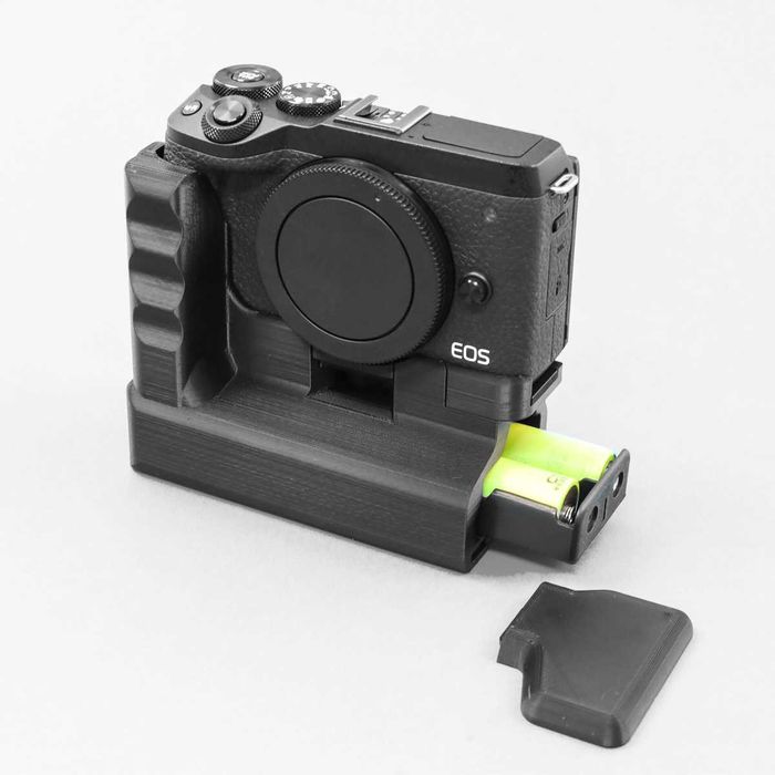 Punho para canon M6 mark II - Aumenta a autonomia de 4 a 12 vezes .