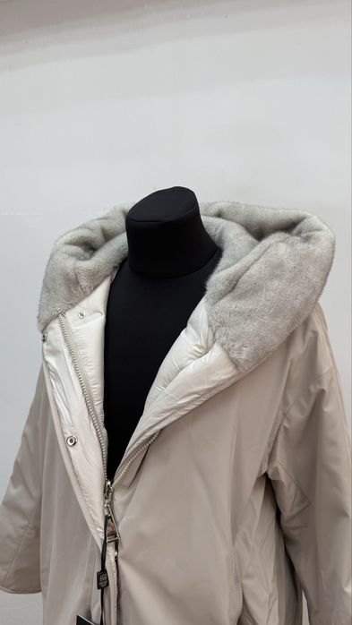 РОЗПРОДАЖ Жіночий пуховик(пух перо) двухсторонній Snow Owl р L