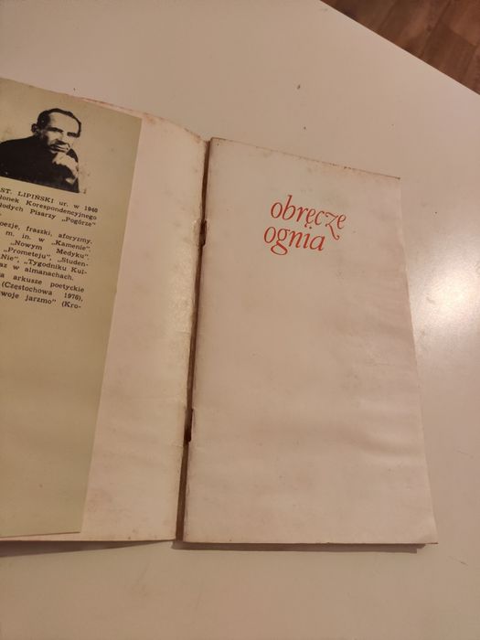 Obręcze ognia - Jan Stanisław Lipiński "