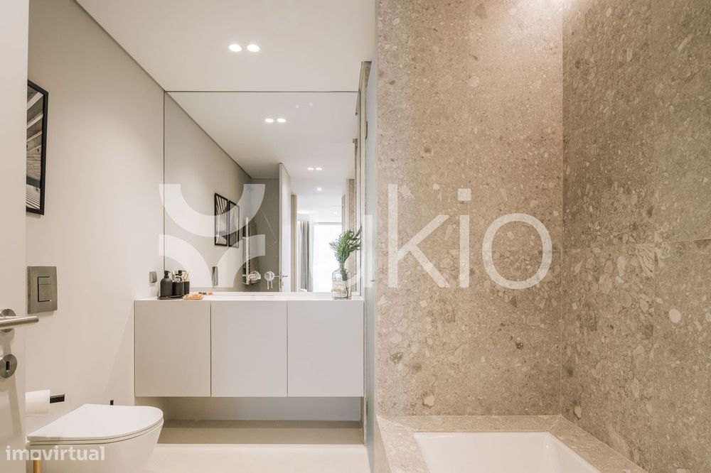 Apartamento T1 com ginásio e piscina em Entrecampos