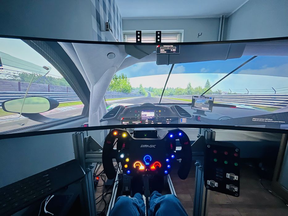Rig SimRacingowy, pełen zestaw do simracingu. Poznań Chartowo • OLX.pl