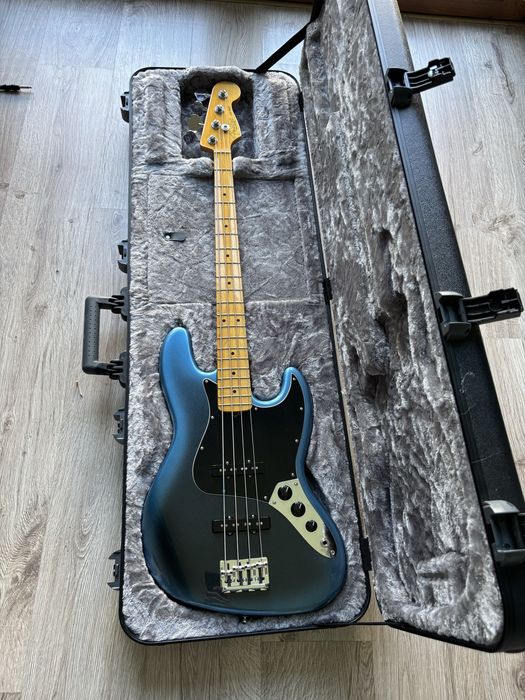 Fender American Professional II Jazz Bass MN Dark Night gitara basowa