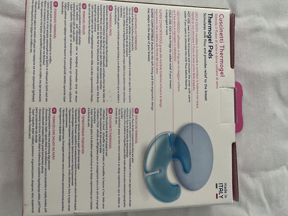 Dois discos de termogel - quente / frio marca chicco - novos