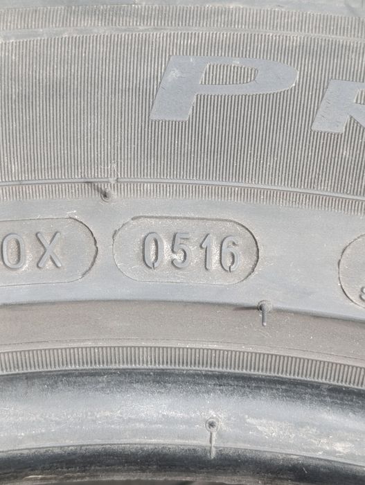 Шины 215/55 R17 Michelin б/у лето 4.5/5мм комплект U3