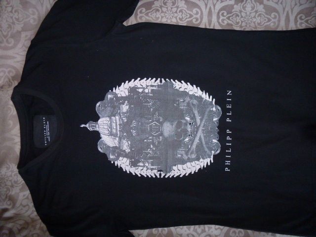 PHILIPP PLEIN podkoszulek ,T-Shirt M/L oryginalny nowy czarny męski