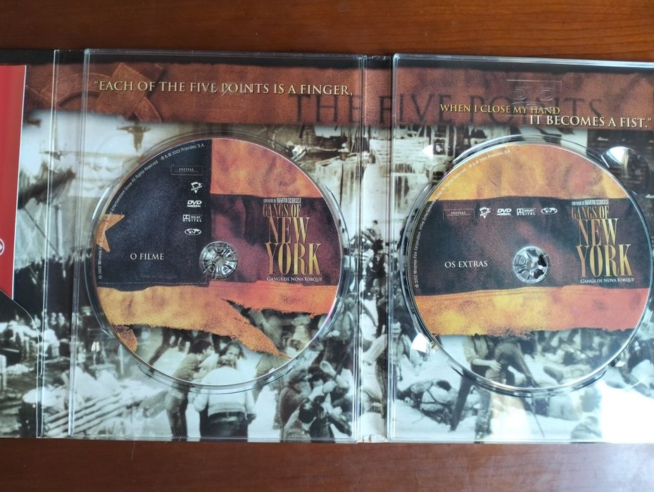 DVD Gangs of New York - edição especial de colecionador
