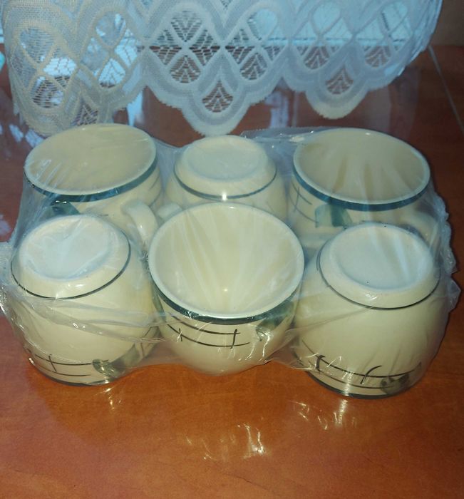 Чашки 6 штук, комплект