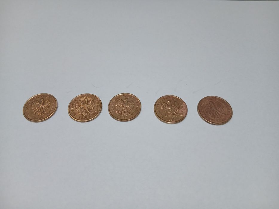 5. groszy 1999 miedź