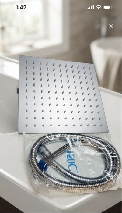 Conjunto de Chuveiro Rainfall de Luxo – Novo