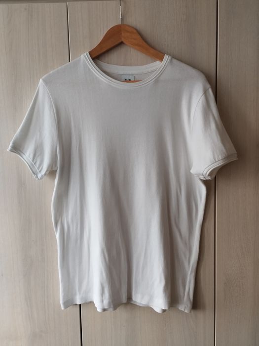 Футболка Zara, біла, бавовна
