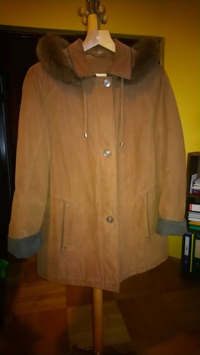 Kurtka damska zimowa rozm.44 brąz