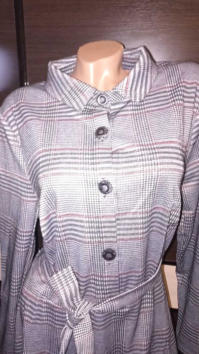 Модное платье в клетку