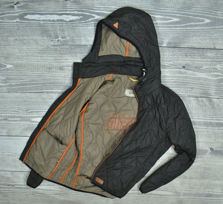 Camel Active Męska Ocieplana Pikowana Kurtka Khaki 48