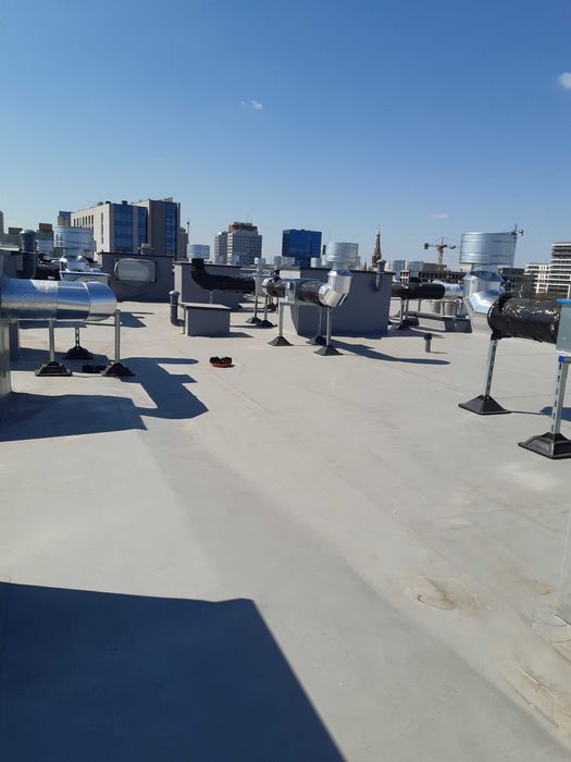 dach płaski membrana PVC stropodach taras balkon termomodernizacja dach zielony