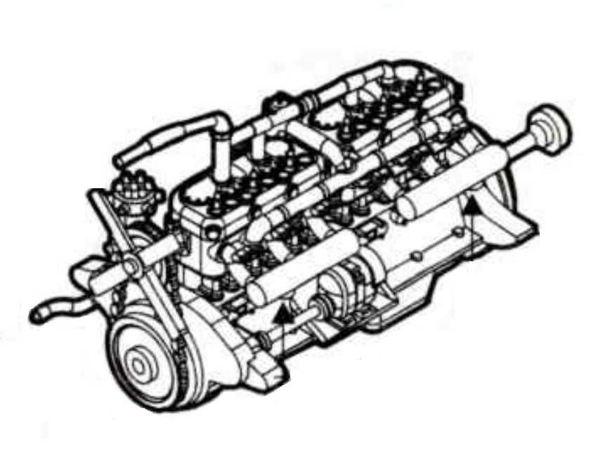 Сборная модель двигателя Rolls-Royce Silver Ghost (1:35)