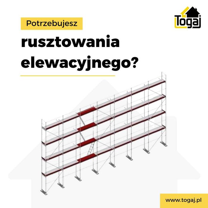 Rusztowanie elewacyjne schodowe warszawskie drabina wynajem