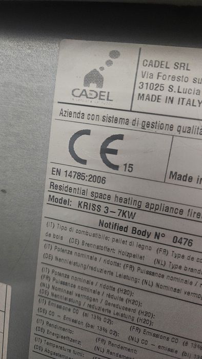 Estufa a pellets