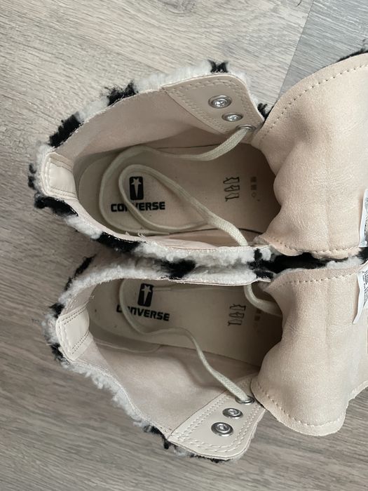 converse & rick owens TURBODRK