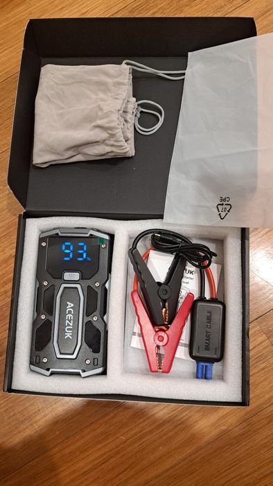 Starter auto 12v 12800mAh alta capacidade